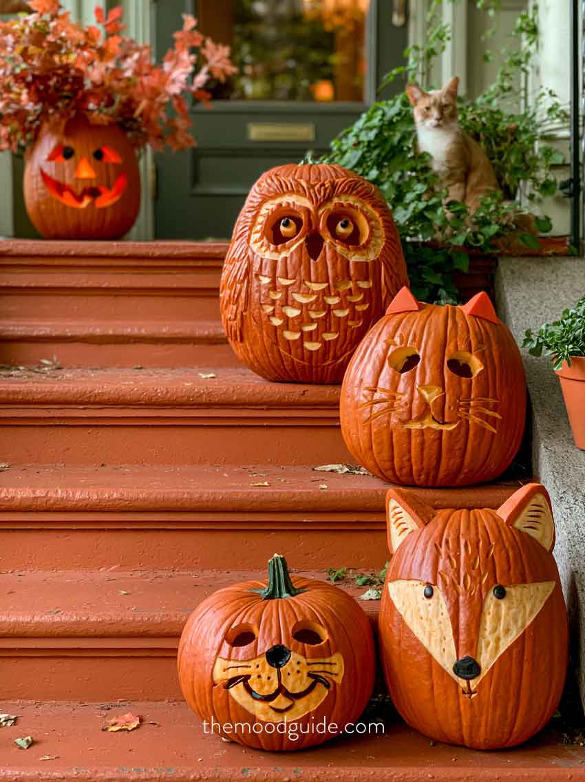 cute pumpkincore orange decor aesthetic