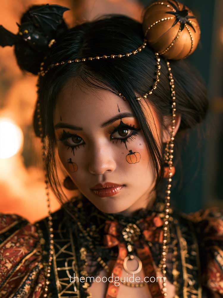 Halloween doll makeup tutorial asian