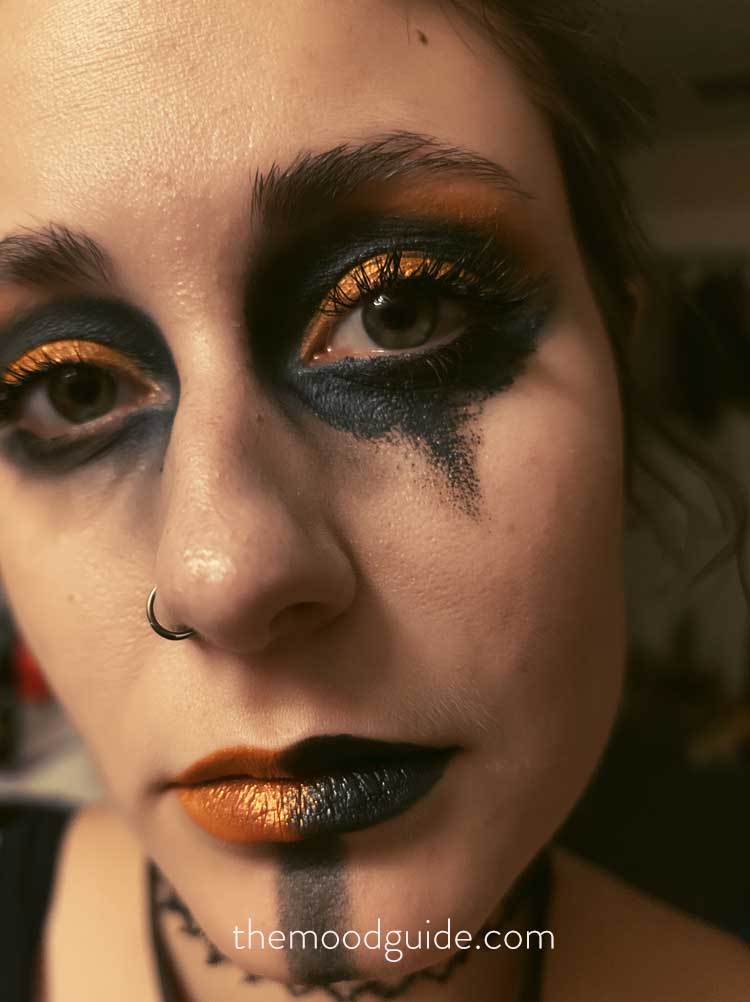 creative grunge halloween makeup
