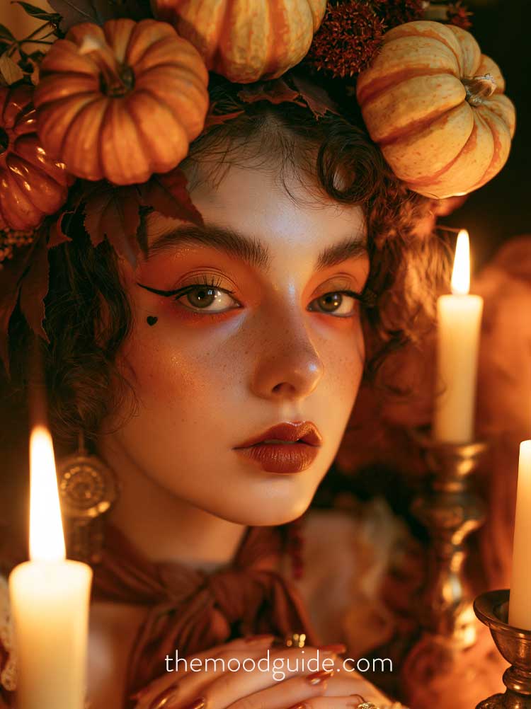 simple cute easy glam soft vintage doll halloween makeup