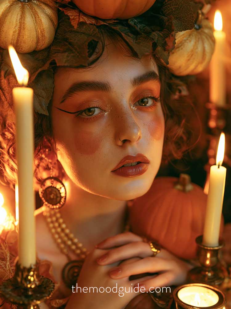 vointage doll glam soft halloween makeup tutorial